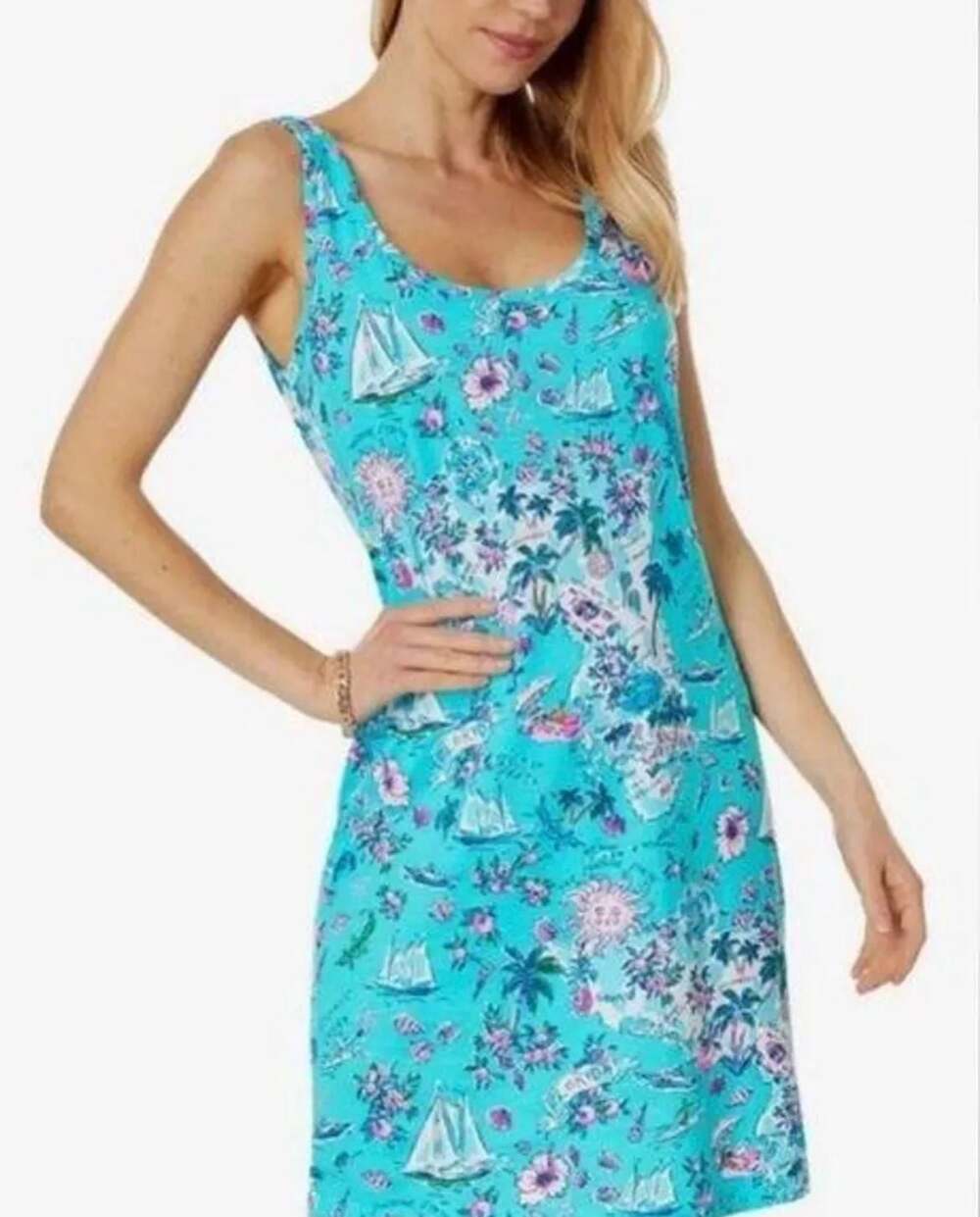 Lilly Pulitzer Newberri Tank Dress. Size L